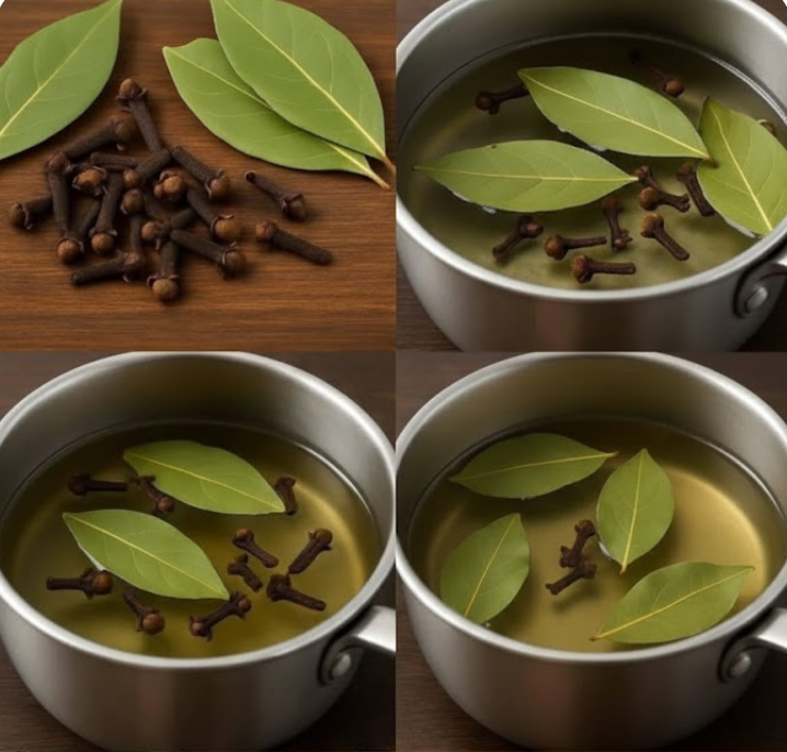 Mix bay leaf with cloves
