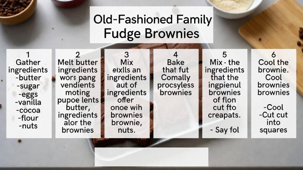 Fashioned Family Fudge Brownies 