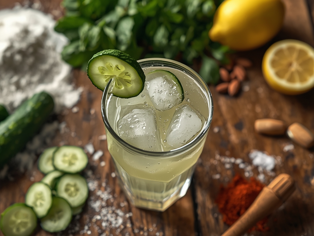 how to lose weight with cucumber - A close-up of