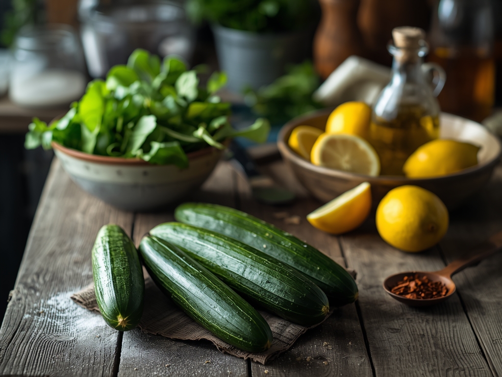 how to lose weight with cucumber - Whole cucumbers on